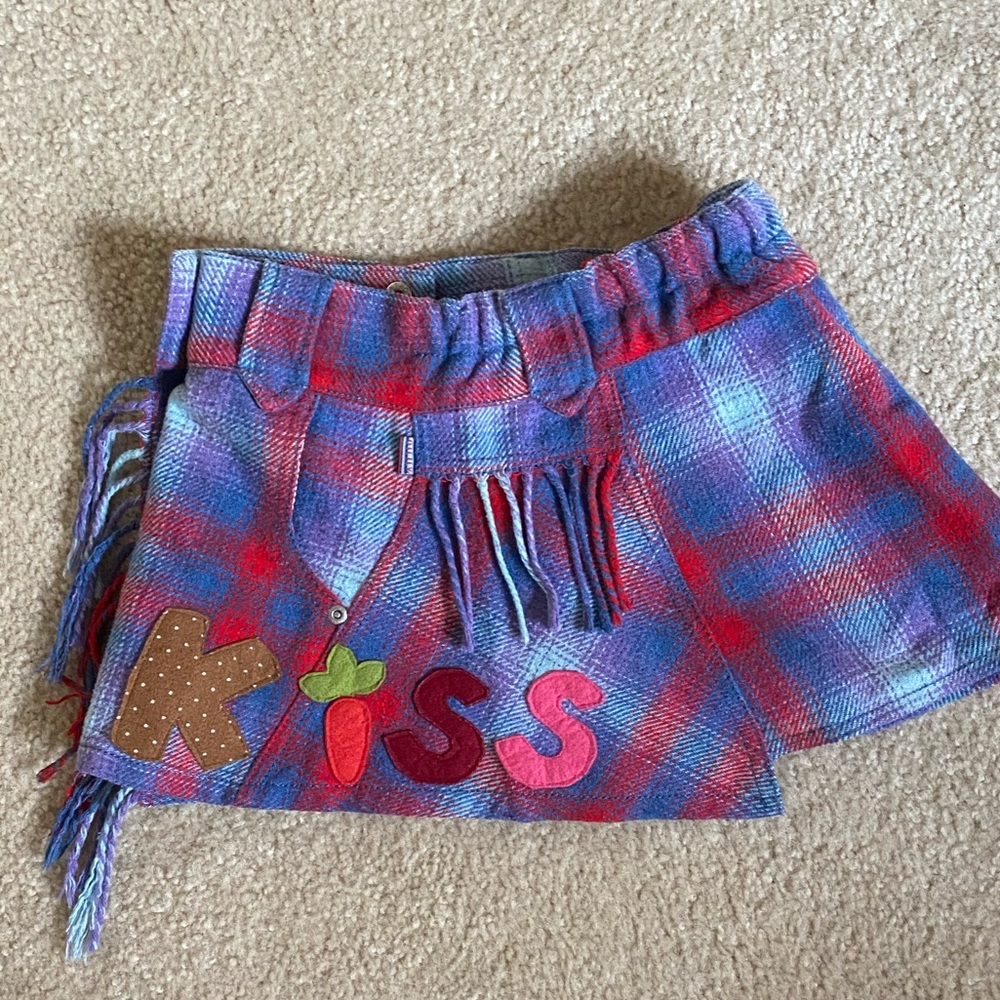 Oilily girls skirt (kiss 🥕) size 4/5 euro 104